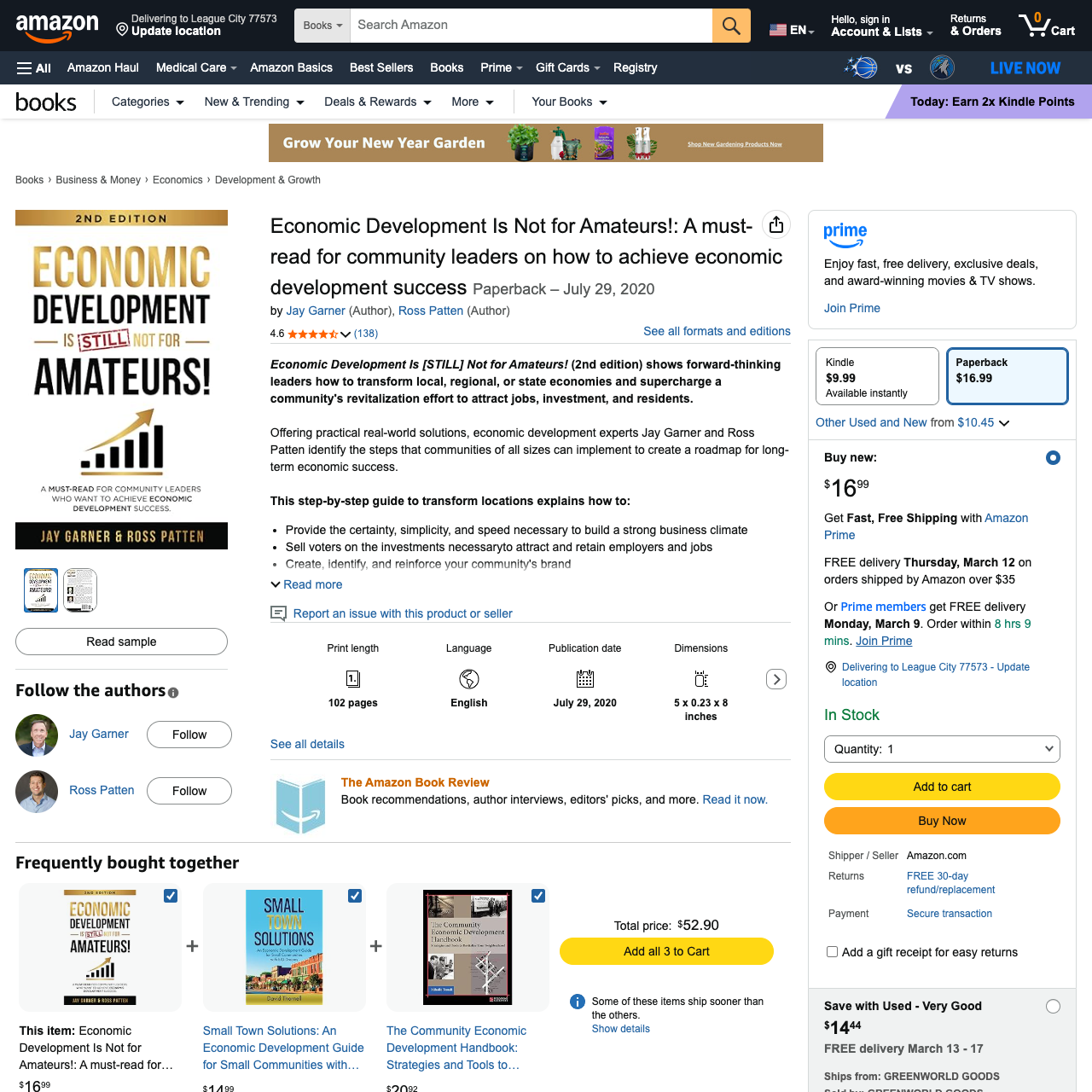 Economic Development is not for Amateurs