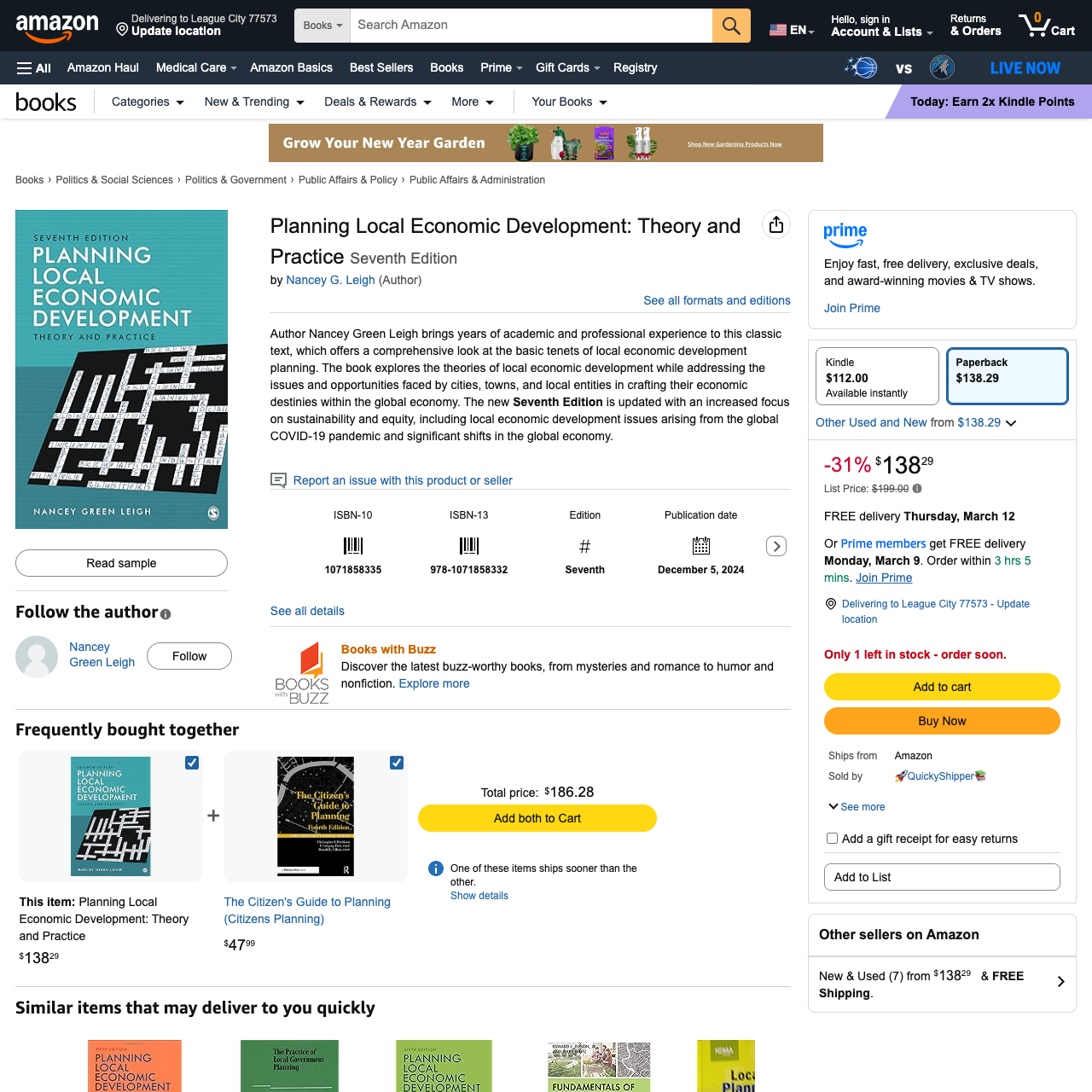 Planning Local Economic Development: Theory and Practice