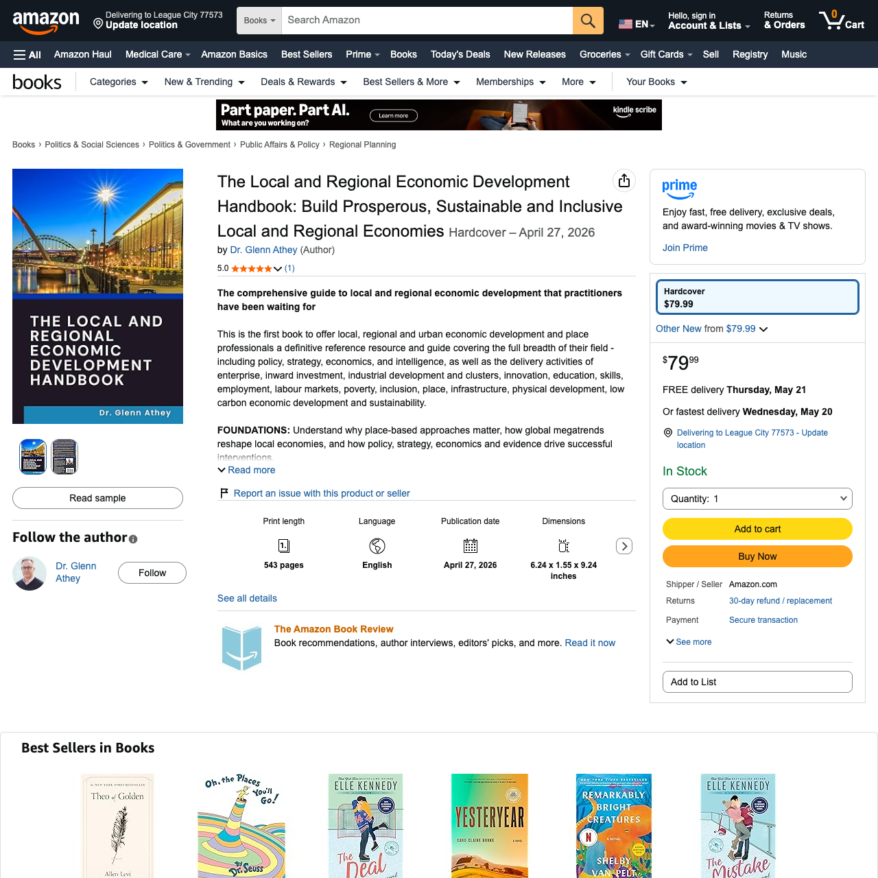 The Local and Regional Economic Development Handbook: Build Prosperous, Sustainable and Inclusive Local and Regional Economies